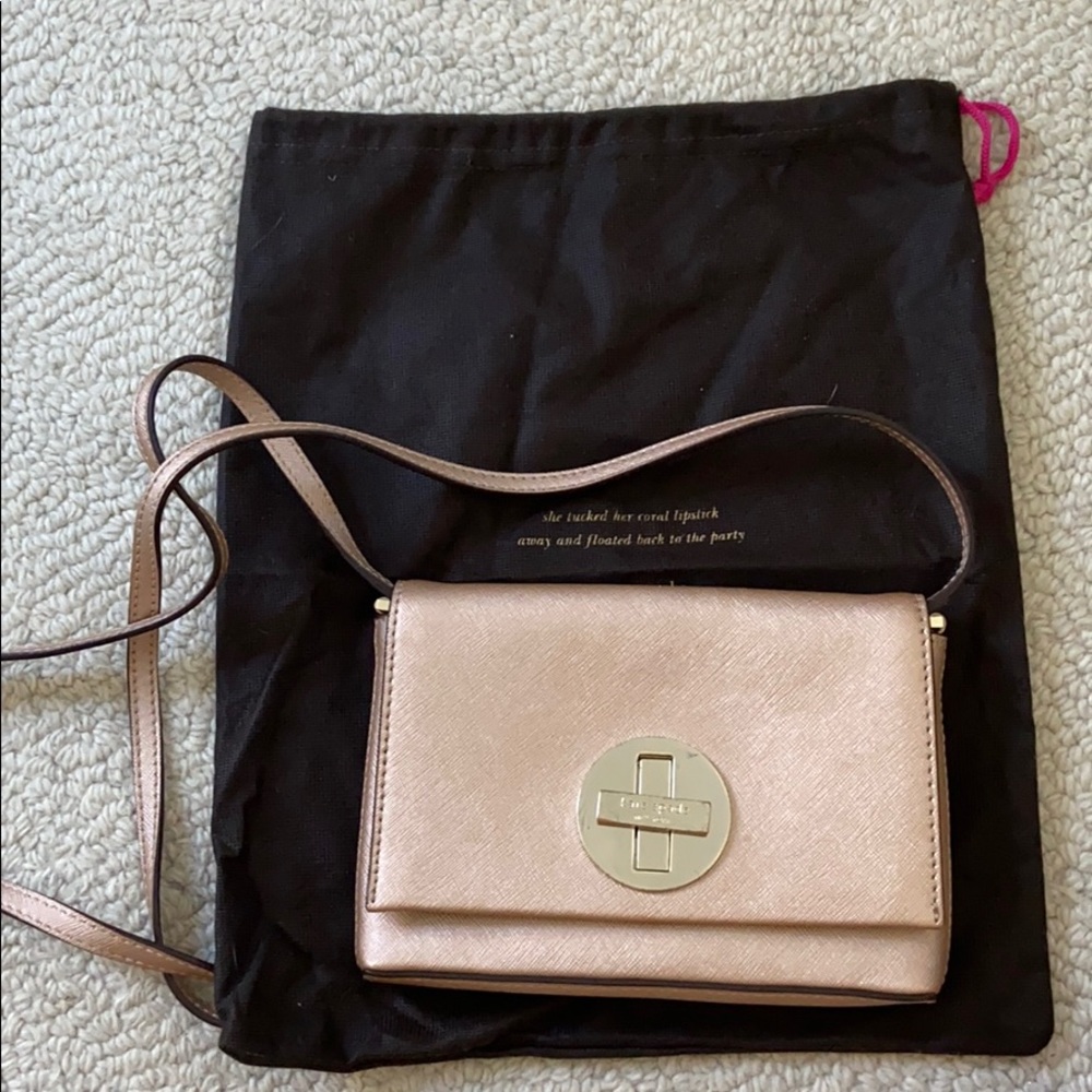 Kate Spade metallic crossbody
